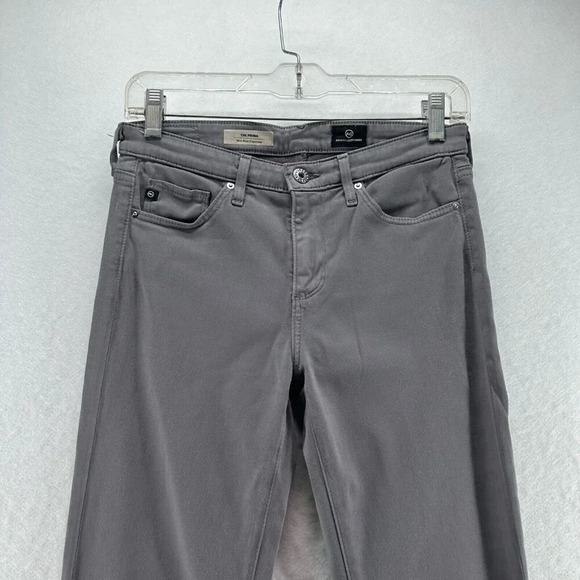 AG Adriano Goldschmied Jeans Womens 27R Prima Mid-Rise Cigarette Denim Gray - Picture 3 of 11